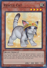 Rescue Cat - (Alternate Art) - RA02-EN001 - (Super Rare) - 1st Edition